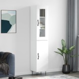 VidaXL Dulap &icirc;nalt, alb, 34,5x34x180 cm, lemn prelucrat