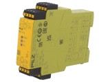 Releu Siguranta PILZ PZ-784133 24V DC 2 Intrari 5 Iesiri Tranzistor Montare Sina DIN Oprire Avarie
