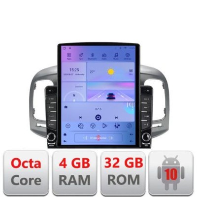 Navigatie HHyundai Accent 2006-2012 G-Accent ecran tip TESLA 9.7&amp;quot; cu Android Radio Bluetooth Internet GPS WIFI 4+32GB D CarStore Technology foto