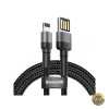 Cablu Date si Incarcare USB-A - Lightning Baseus Cafule 18W 2m Gri CALKLF-HG1