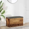 VidaXL Bancă de depozitare,lemn vechi, 82x42x45 cm, lemn prelucrat 857617