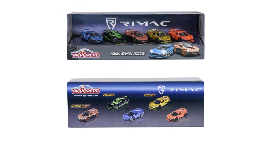 Pack Cadeau Majorette Rimac 2025 - Voiture Miniature 1:64 - Neuf Dans Son Emballage - Collection Ou Jouet