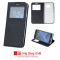 Husa Flip Carte Smart Look iPhone X / XS Negru