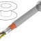 Cablu PVC gri 250V 2x2x1mm2 cu autostingere