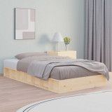 Cadru de pat, 140x190 cm, lemn masiv GartenMobel Dekor, vidaXL