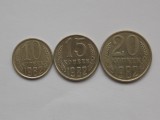 LOT 3 MONEDE -10,15,20 KOPEIKI 1982 URSS, Europa