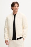 Tommy Jeans geacă bomber culoarea bej, de tranziție, DM0DM21685