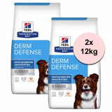 Hill&amp;#039;s Prescription Diet Canine Derm Defense 2 x 12 kg