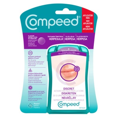 COMPEED Plasture anti-herpes discrtet, set 15 plasturi foto