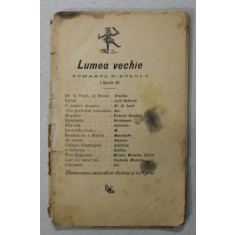 LUMEA VECHIE , PUBLICATIE BI - MENSUALA ILUSTRATA , NR. 6 , 1 APRILIE , 1896