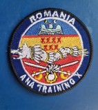 Ecuson Lupul Dacic emblema patch original Dacia Ana