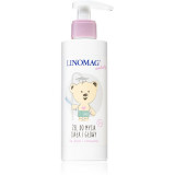 Linomag Emolienty Shampoo &amp; Shower Gel 2 in 1 gel de dus si sampon pentru nou-nascuti si copii 200 ml