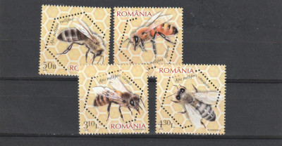 Romania 2010-Fauna,Insecte,Albine melifere,dantelate,MNH foto