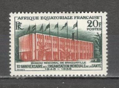 Africa Ecuatoriala.1958 10 ani OMS SA.31 foto