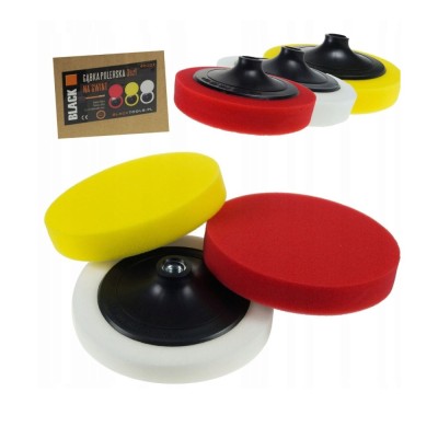 Set 3 Bureti Polisat Lustruit Black foto