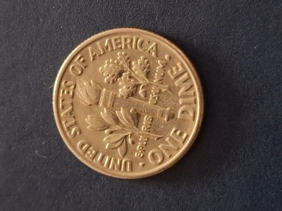 One dime 1988 D foto