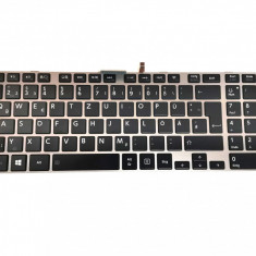 Tastatura Laptop, Toshiba, Qosmio X870, X875, iluminata, layout DE (germana)