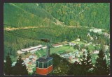 CPIB 25133 CARTE POSTALA - SINAIA. VEDERE GENERALA, TELECABINA, CIRCULATA, 1975, STAMPILA, TIMBRU