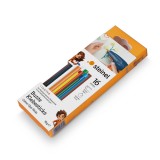 Batoane de lipit colorate 8 culori, 16 buc 7mm 85&deg;C &Oslash; 7 mm LT Kids Kindergarten pentru 1007-LT