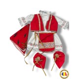 Cumpara ieftin Rochita traditionala pentru fetite + batic - TDPITI26