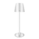 Aproape nou: Lampa de masa PNI LT04W 2.5W, cu acumulator, incarcare USB, culoare Al