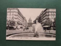 Carte postala Vedere spre Pantheon -Paris , necirculata ,anii 1920