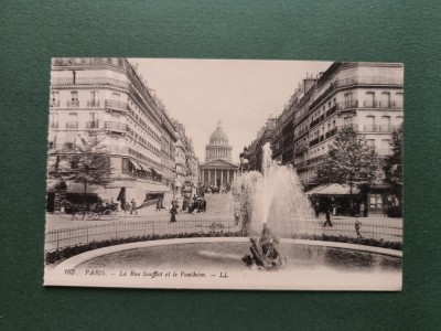 Carte postala Vedere spre Pantheon -Paris , necirculata ,anii 1920 foto