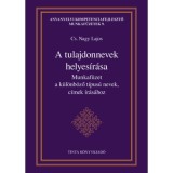 A tulajdonnevek helyes&iacute;r&aacute;sa - Munkaf&uuml;zet a k&uuml;l&ouml;nb&ouml;ző t&iacute;pus&uacute; nevek, c&iacute;mek &iacute;r&aacute;s&aacute;hoz - Cs. Nagy Lajos