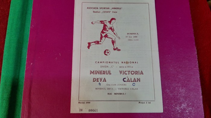 program MURESUL DEVA - VICTORIA CALAN