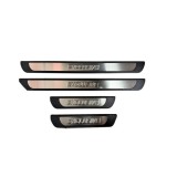 Ornamente praguri auto Exclusive universale plastic aluminiu polisat set 4 bucati Cod: 310013T-FMS39