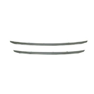 Ornament grila masca fata Peugeot 2008, 03.2013-, parte montare cromat, 2 bucati, 57L105-5, Aftermarket foto