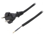 Cablu Alimentare 2x1mm2 5m Negru 16A