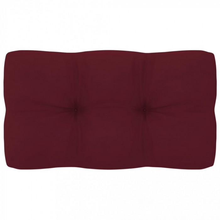 Pernă canapea din paleți, roșu vin, 70 x 40 x 10 cm