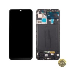 Display cu Touchscreen Samsung Galaxy A50 A505 cu Rama Negru Service Pack GH82-19204A foto