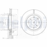 DELPHI BG3976 Disc frana