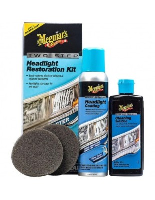 Kit Polish Faruri Meguiars Two Step Headlight Restoration Kit foto