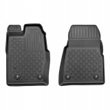 Covorase Auto Cauciuc Umbrella Audi A4 B8 (2007-) Gri Carbon, Set Complet Fata+Spate, Anti-alunecare, Bordura Inalta