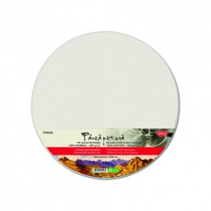 Panza pentru pictura, sasiu rotund cu diametrul de 30 cm, integral bumbac