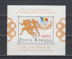 A11 TX8 3 - 1994 - Anul international al sportului si olimpismului colita