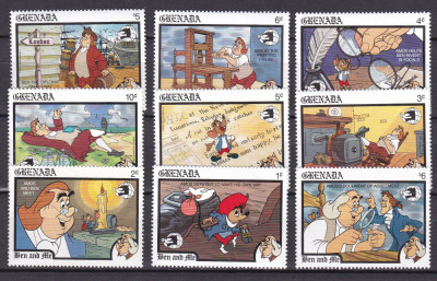 Grenada 1989 Disney Wasington MI 2049-2057 MNH foto