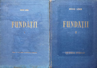 Fundatii Vol. 1-2 - Hugo Lehr ,557279 foto