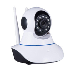 Camera de supraveghere wireless Live Robot, tehnologie Night Vision, senzor miscare, control la distanta, microfon, rotire 360 grade