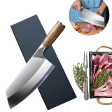 Cumpara ieftin Cutit de bucatarie Satar japonez universal Koken, Otel inoxidabil german de inalta calitate, Lama de 20 cm Full Tang cu duritate 56&plusmn;HRC, Taiere precis