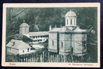 Arges Sf. Manastirea Stanisoara - aprox. 1925 printata, necirculata foto