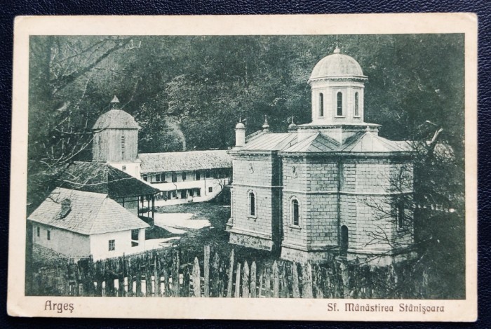 Arges Sf. Manastirea Stanisoara - aprox. 1925 printata, necirculata