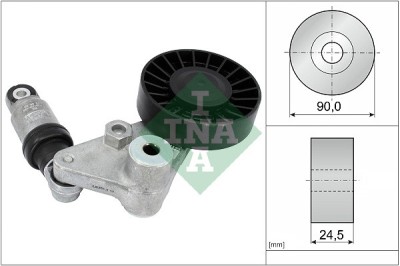 INA 534 0033 10 Intinzator curea, curea distributie foto