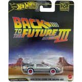 Masina metalica, Hot Wheels Premium, Pop Culture, Back To The Future Time Machine 1955, JHW94