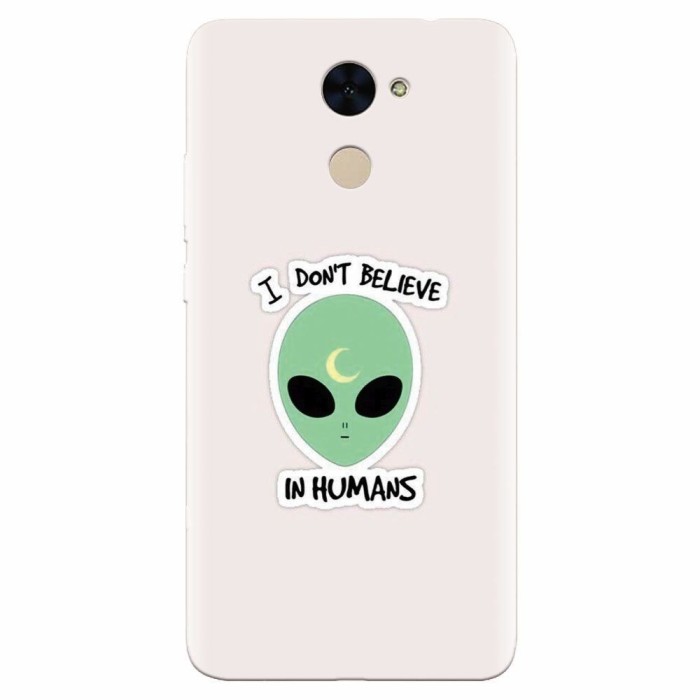 Husa silicon pentru Huawei Enjoy 7 Plus, I Dont Believe In Humans
