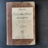 ELEMENTS DE GEOMETRIE DESCRIPTIVE - E. DESPORTES (TEXT IN LIMBA FRANCEZA)