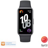 Smartband fitness Huawei Band 10, Black Durable Polymer Materials Body with Black Fluoroelastomer Strap